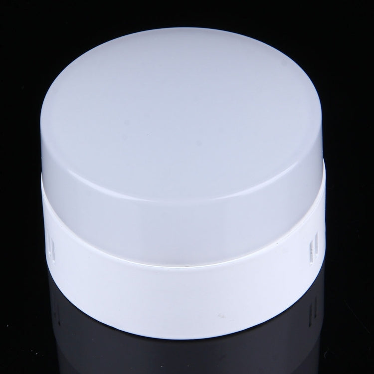 6W Round White Light LED Ceiling Panel Light, 30 LEDs 450-480 LM 6500K Flat Light, AC 85-265V