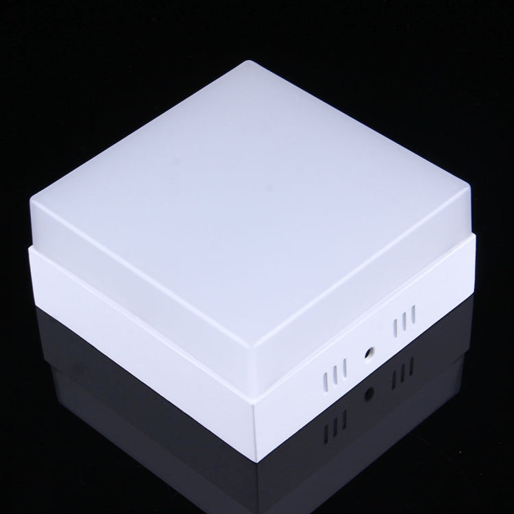 12W Square Warm White LED Ceiling Panel Light , 900-960 LM 3000K Flat Light, AC 85-265V