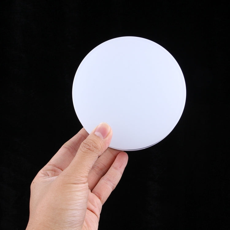 12W Round White Light LED Ceiling Panel Light , 900-960 LM 6500K Flat Light, AC 85-265V