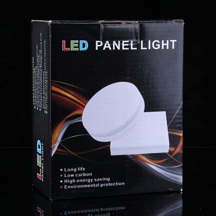 12W Round White Light LED Ceiling Panel Light , 900-960 LM 6500K Flat Light, AC 85-265V