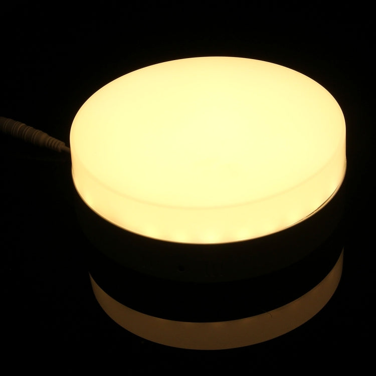 18W Round Warm White LED Ceiling Panel Light , 1600 LM 3000K Flat Light, AC 85-265V