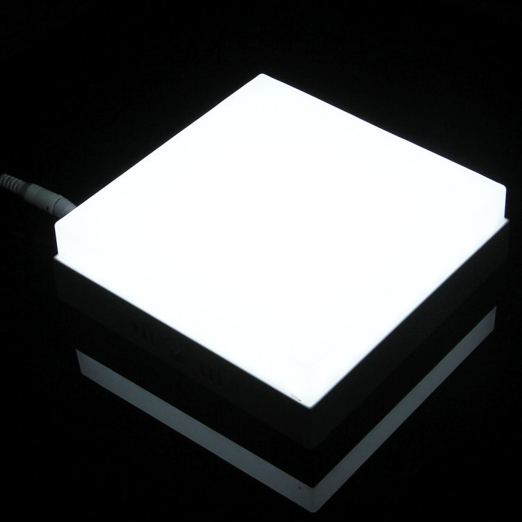 18W Square White Light LED Ceiling Panel Light , 1600 LM 6500K Flat Light, AC 85-265V