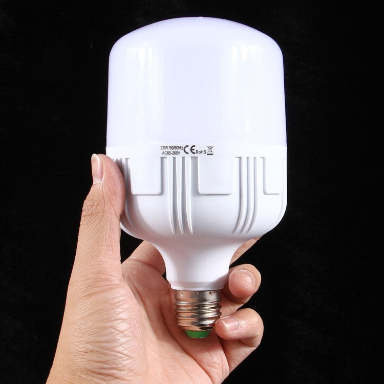 E27 28W SMD 2835 White Light LED Flat Bulb Light, 64 LEDs 2500 LM Energy Saving Waterproof Dust