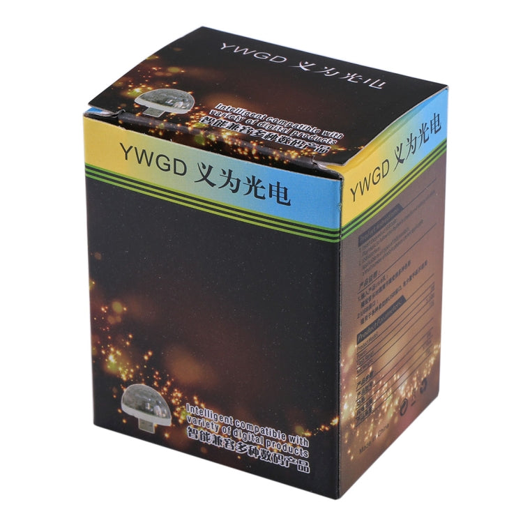 3W USB RGB Magic Ball LED Stage Lamp with Micro USB Adapter, 4 LEDs Mini LED Music Sound Control KTV DJ Disco Light Effect Light(Transparent)