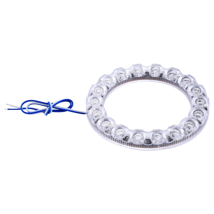 18 LEDs SMD 5050 Car Modified RGB Decorative Light Styling Flash Atmosphere Lamp, Diameter: 10.5cm, DC 12V