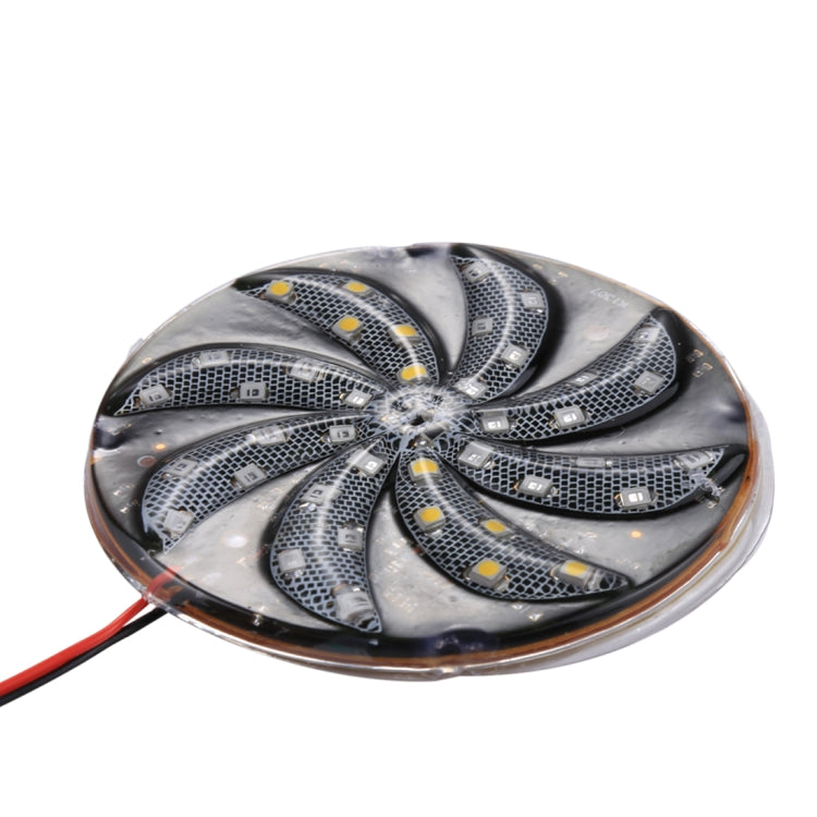 40 LEDs SMD 2835 Motorcycle Modified Windmill Colorful Light Fire Wheel Light Styling Flash Atmosphere Lamp, Diameter: 8cm, DC 12V