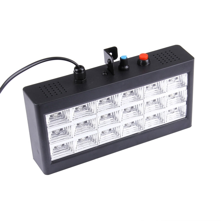 20-25W Strobe Stage Light, 18 LED Sound Control / Auto Run Mode, AC 90-240V(Colorful Light)