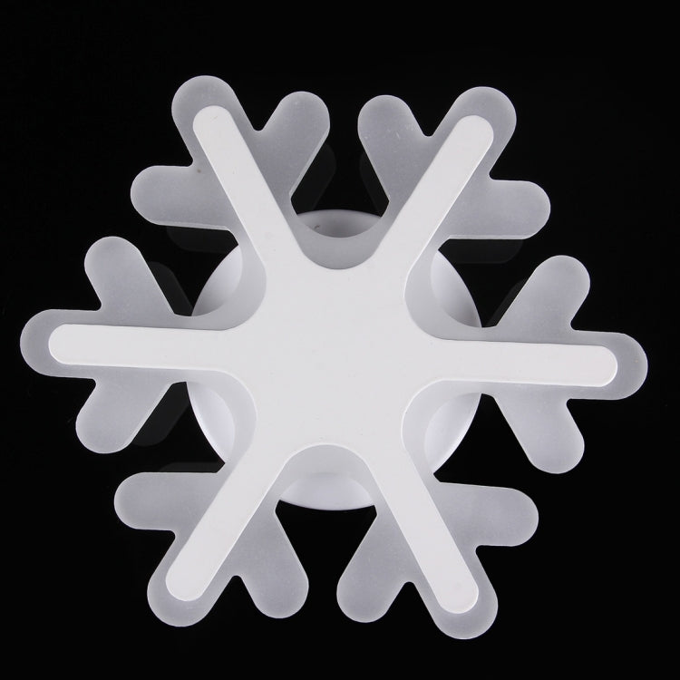 17W 3D Snowflake LED SMD-2835 Acrylic Wall Light, Decoration Light, Size: 20x20cm, AC 180-260V(Warm White)