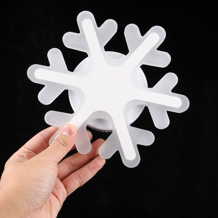 17W 3D Snowflake LED SMD-2835 Acrylic Wall Light, Decoration Light, Size: 20x20cm, AC 180-260V(Warm White)