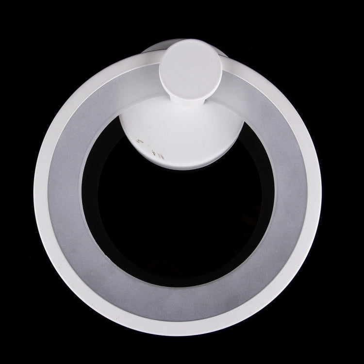 12W 3D Annulus LED SMD-2835 Acrylic Wall Light, Decoration Light, Size: 20x19cm, AC 180-265V(Warm White)