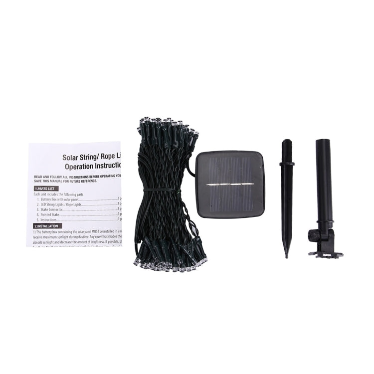 10m Festival Fairy String Lights, Solar Panel 100 LED with 1.9m Extended Cable