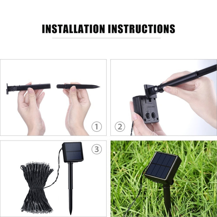 10m Festival Fairy String Lights, Solar Panel 100 LED with 1.9m Extended Cable