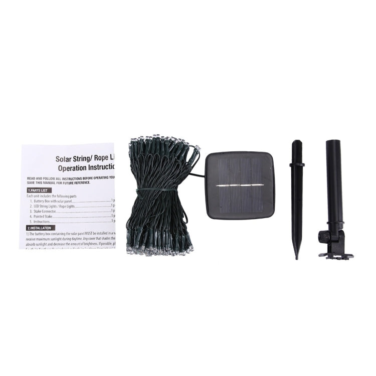 20m Festival Fairy String Lights, Solar Panel 200 LED with 1.9m Extended Cable