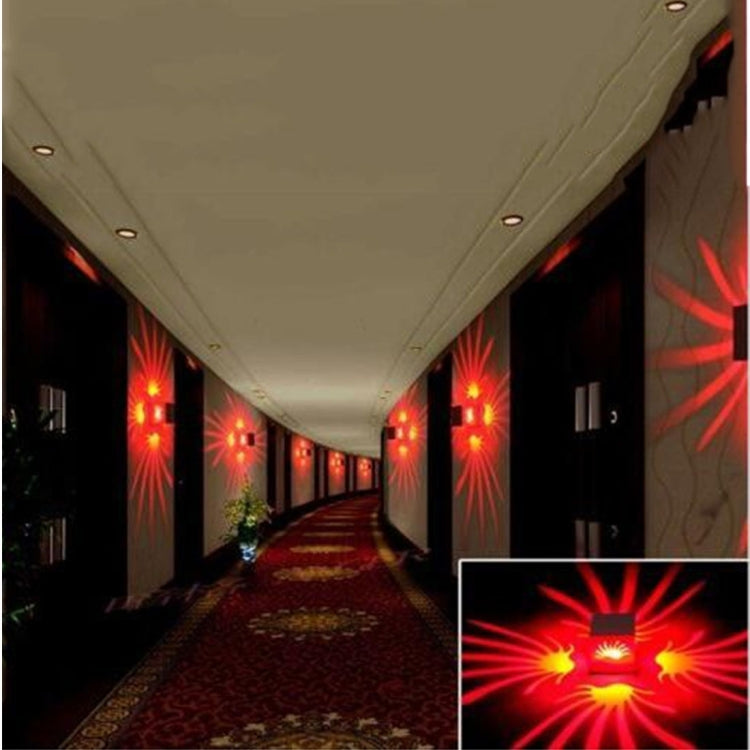 1W Phoenix Tail Aluminum LED Wall Light, 1 LED 80 LM Decoration Light, Size: 8 x 8 x 8cm, AC 85-265V