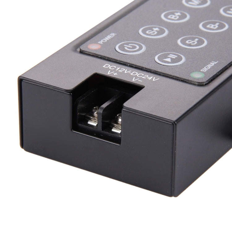 SX-042RF Double Board 8-key RF Remote Controller with Remote Control, DC 12-24V(Black)