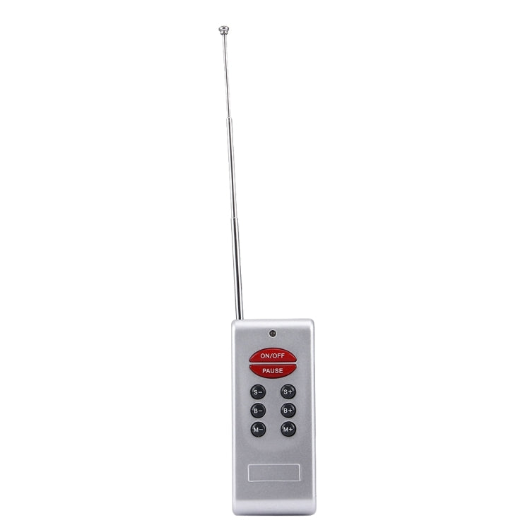 SX-042RF Double Board 8-key RF Remote Controller with Remote Control, DC 12-24V(Black)