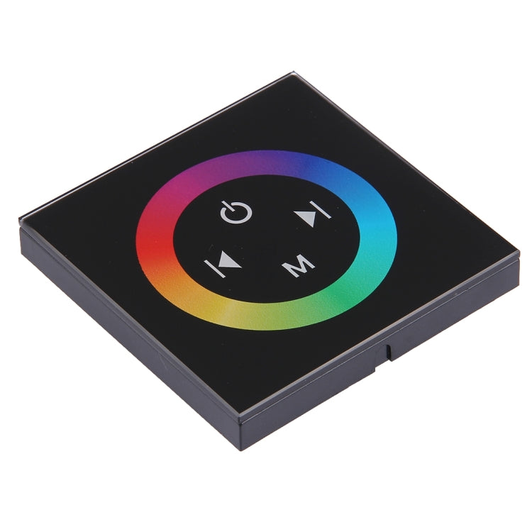SX-M008 RGB Double Board Touch Panel LED Remote Controller, DC 12-24V(Black)