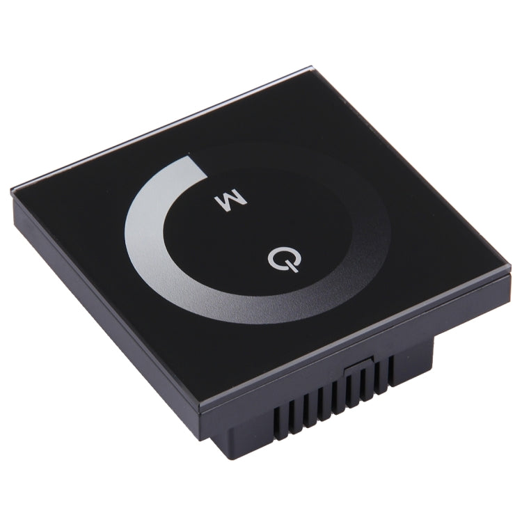 SX-M006 Single Channel Touch Panel LED Remote Controller, DC 12-24V(Black)