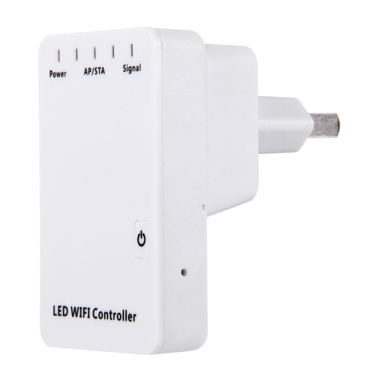 SX-WIFI-1 LED WiFi Remote Controller Smart Phone APP Controller, Support Single Channel / Double Channel / RGB / Music Controller, AC 110-220V, US Plug(White)