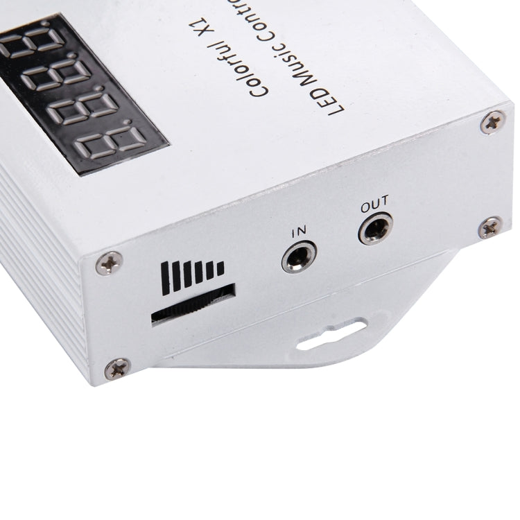 Colorful X1 LED Music Controller with 6-keys RF Wireless Remote Control, Support IC 6803 / 1903 / 2811 / 2812B, DC 5-24V(White)