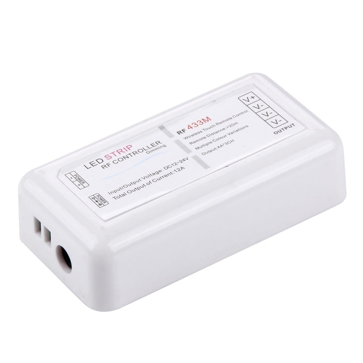 S101 Single Channel 6-keys RF Wireless LED Full Touch Controller, DC 12-24V