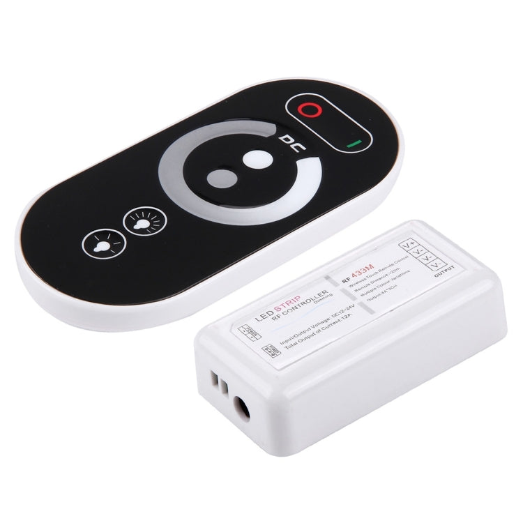 S101 Single Channel 6-keys RF Wireless LED Full Touch Controller, DC 12-24V