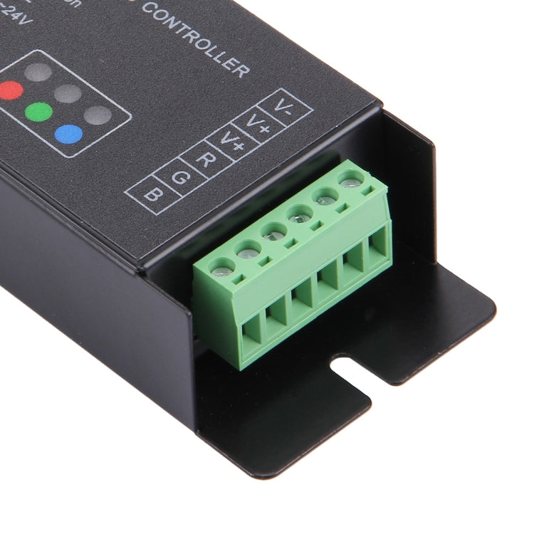 SX-GT888 RGB 5-keys 433.92MHz RF Wireless LED Full Touch Remote Controller, DC 12-24V(Black)