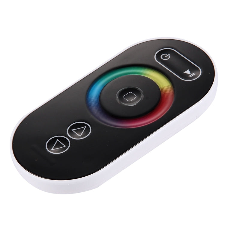 SX-GT888 RGB 5-keys 433.92MHz RF Wireless LED Full Touch Remote Controller, DC 12-24V(Black)