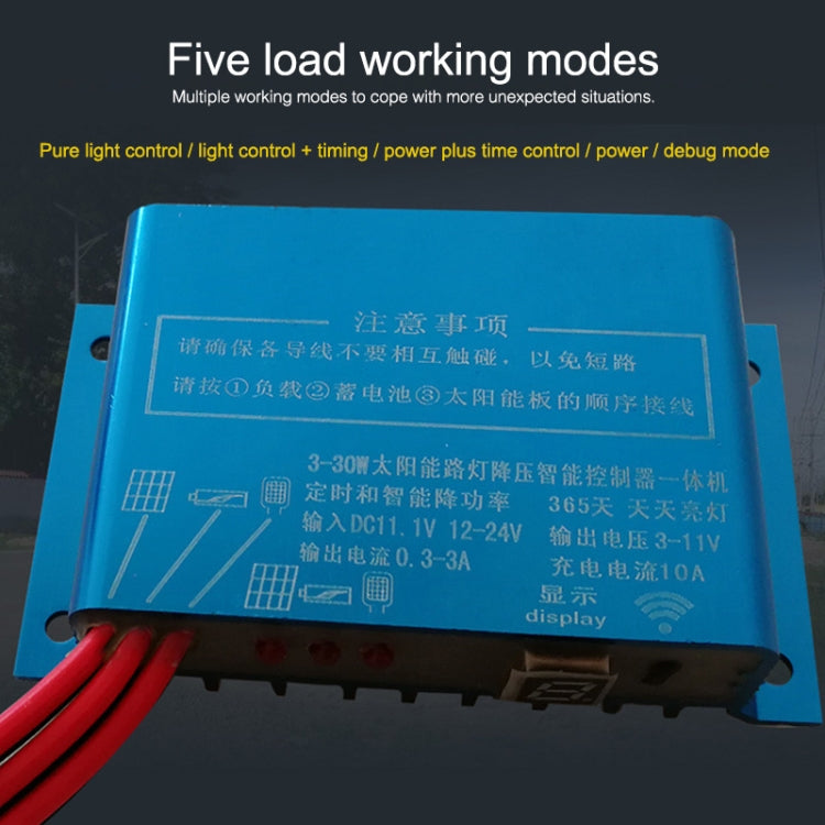 11.1V 10A Lithium Battery Solar Street Light Controller with Remote Control