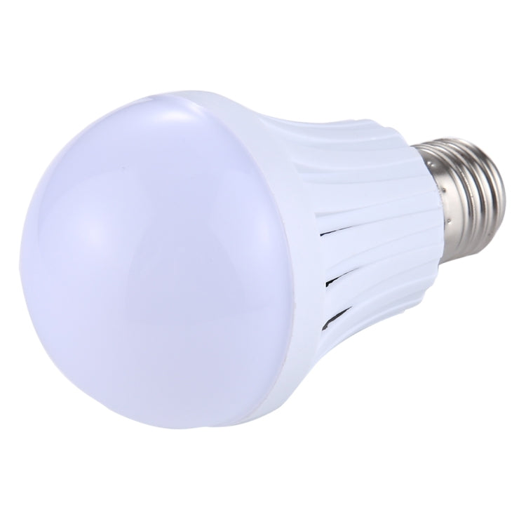 E27 7W SMD 5730 LED Bulbs, 14 LEDs 660 LM 6000-6500K LED Intelligent Emergency Ball Steep Lights, AC 85-265V