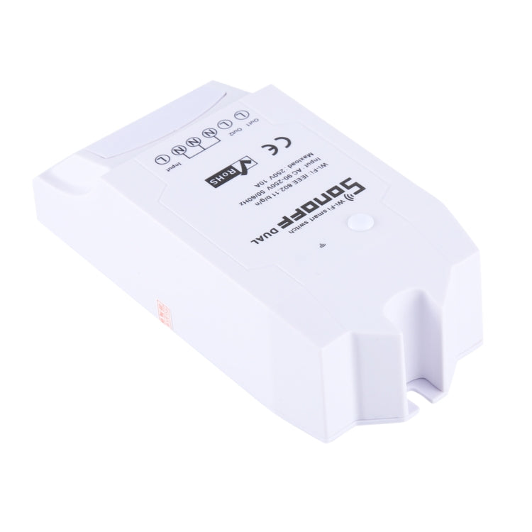 Sonoff Dual Channel DIY WiFi Smart Wireless Remote Control Module Power Switch for Smart Home, Support iOS and Android