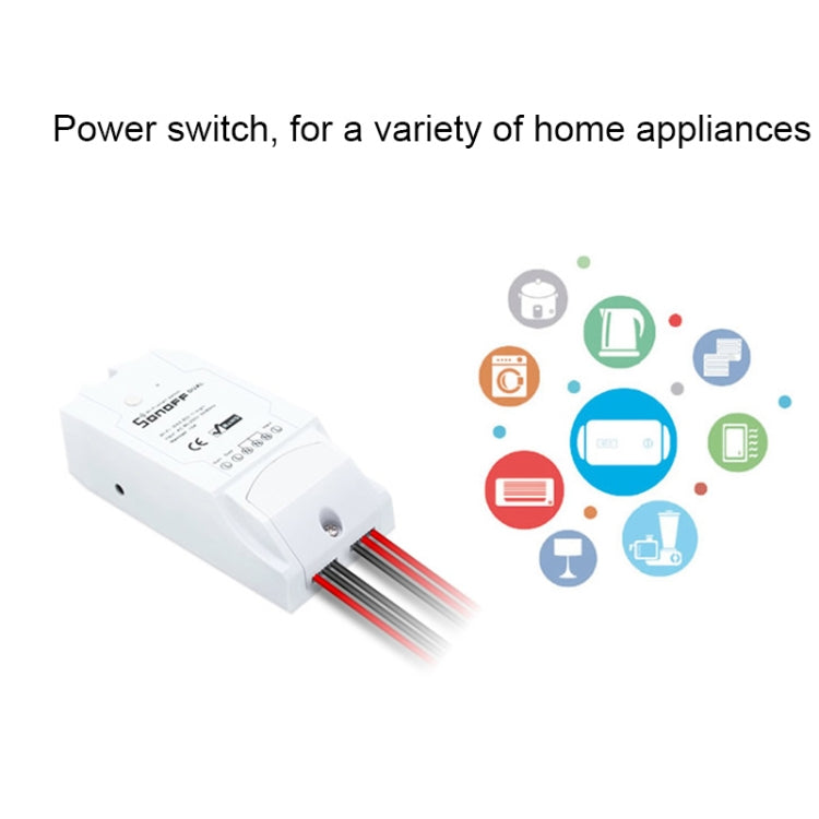 Sonoff Dual Channel DIY WiFi Smart Wireless Remote Control Module Power Switch for Smart Home, Support iOS and Android