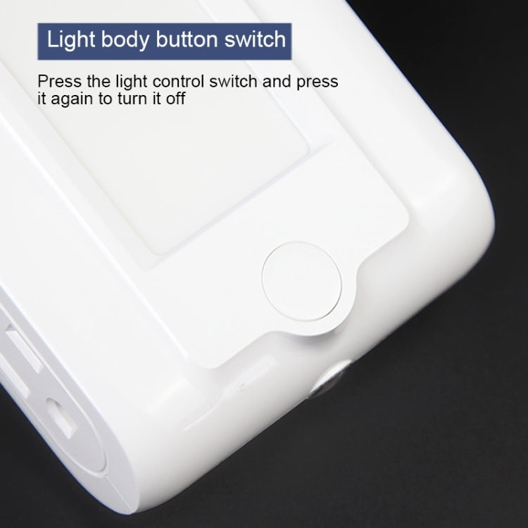 SE001 5V 2.1A LED Night Light , Dual USB Charge Port + 4 Sockets for Bedroom Home Illumination, US Plug
