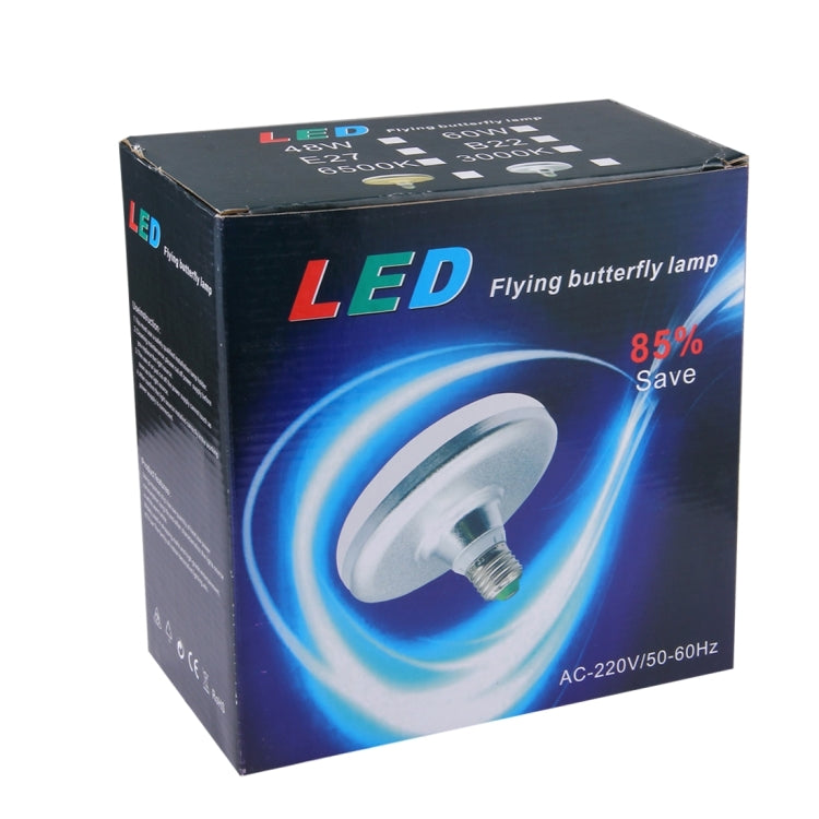 E27 50W SMD5730 UFO Shape White Light LED Flying Saucer Lamp , Energy Saving Waterproof Dust-proof Anti Mosquito, AC 140-220V