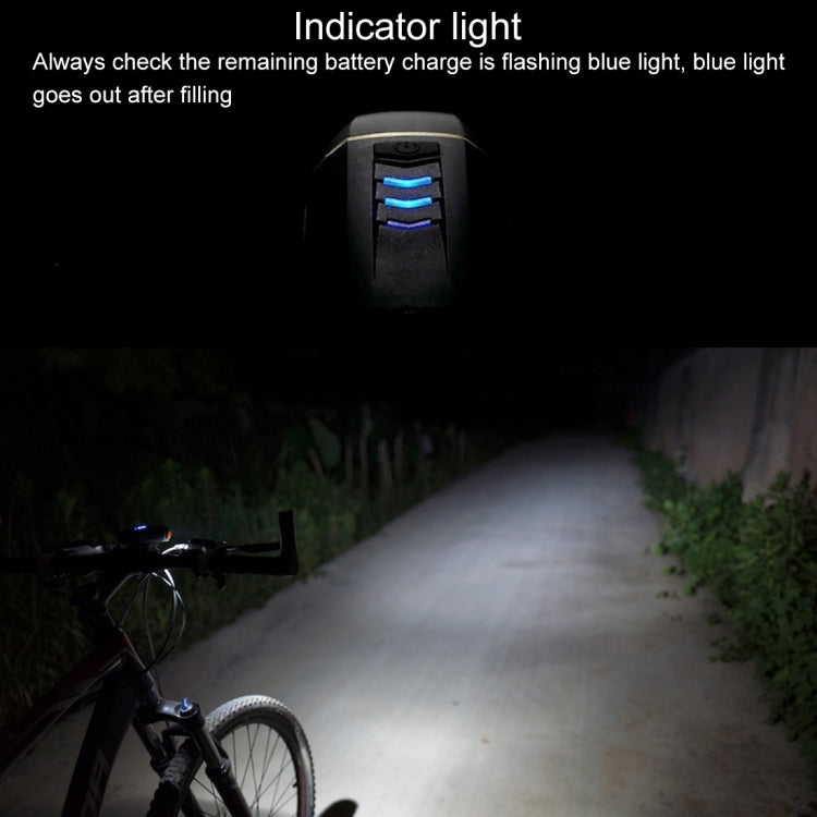 EOS450 5W 35LM XPG LED USB Charging Waterproof Remote Control Bicycle Headlight