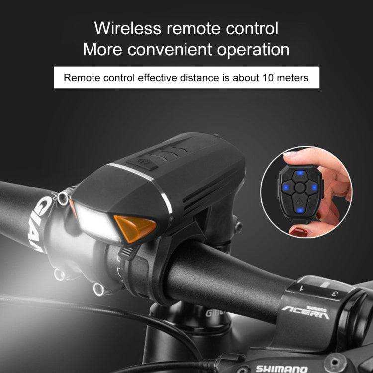 EOS450 5W 35LM XPG LED USB Charging Waterproof Remote Control Bicycle Headlight