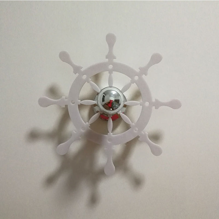 E14 5W Rudder Shape Warm White LED Wall Light , Fashion Simple Acrylic Shadow for Bedroom, Living Room, Diameter: 28cm, AC 110-220V