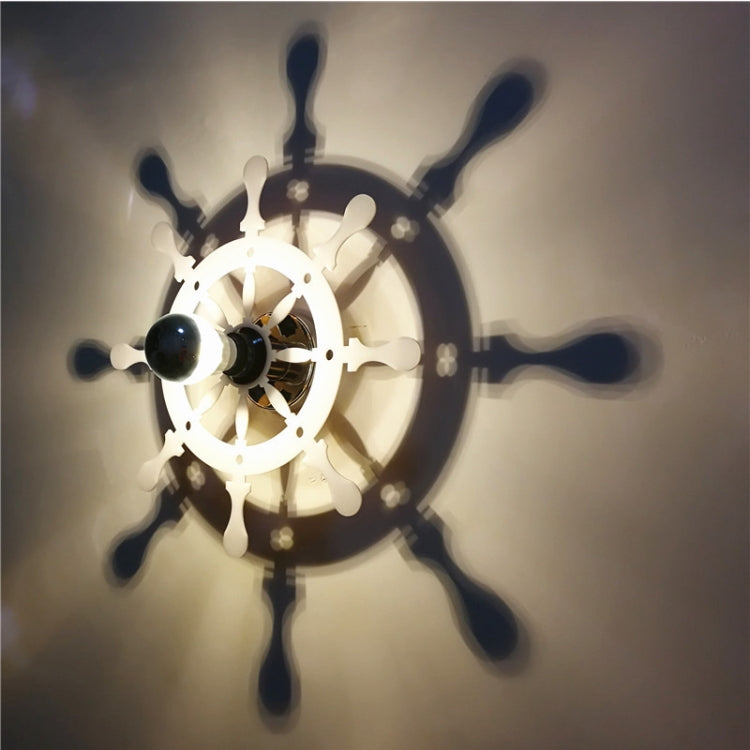 E14 5W Rudder Shape Warm White LED Wall Light , Fashion Simple Acrylic Shadow for Bedroom, Living Room, Diameter: 28cm, AC 110-220V