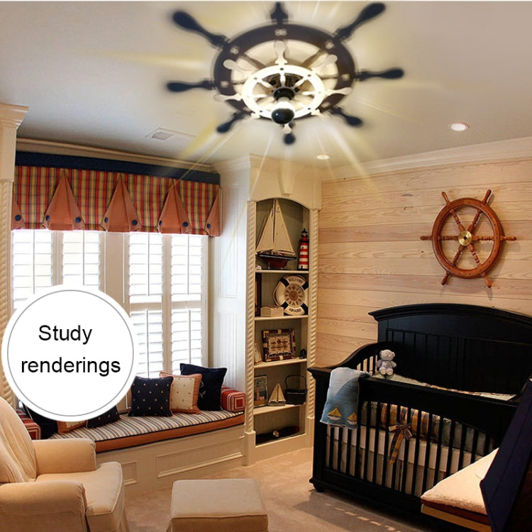 E14 5W Rudder Shape Warm White LED Wall Light , Fashion Simple Acrylic Shadow for Bedroom, Living Room, Diameter: 28cm, AC 110-220V