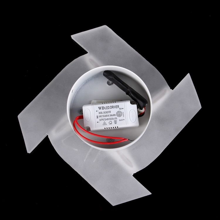 12W 3D Cyclone LED SMD-2835 Acrylic Wall Light, Decoration Light, Size: 21x21cm, AC 180-265V(Warm White)
