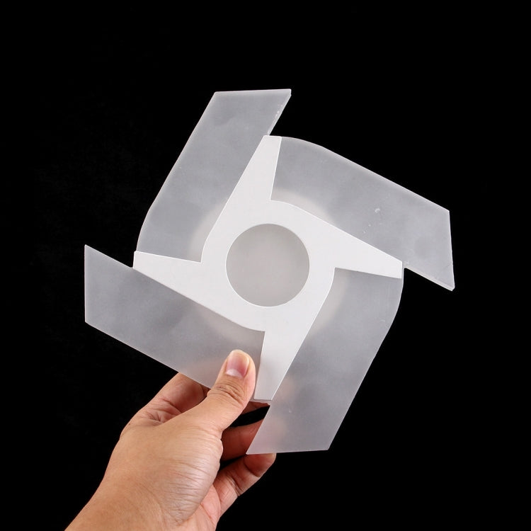 12W 3D Cyclone LED SMD-2835 Acrylic Wall Light, Decoration Light, Size: 21x21cm, AC 180-265V(Warm White)