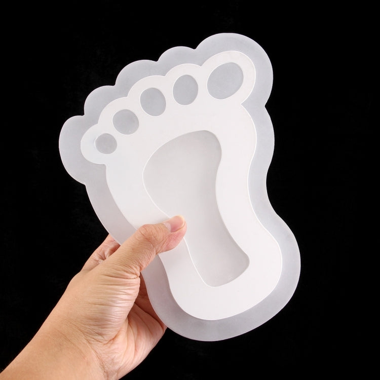 8W 3D Footprint LED SMD-2835 Acrylic Wall Light, Decoration Light, Size: 22.5x18cm, AC 180-265V(Warm White)