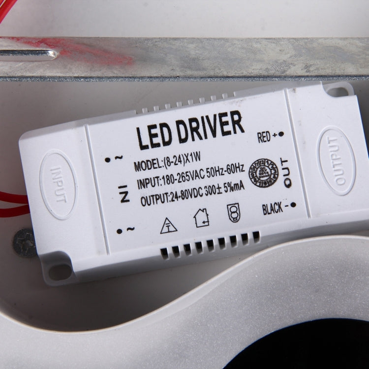 8W 3D Footprint LED SMD-2835 Acrylic Wall Light, Decoration Light, Size: 22.5x18cm, AC 180-265V(Warm White)