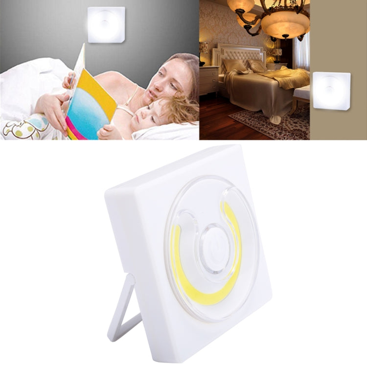 3W White Light COB LED Switch Wall Light , Push Button Switch Night Light Lamp