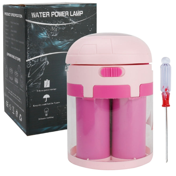 Sea Water Power Energy Night Light , Creative Environmental Protection Home Desk Lamp Outdoor Camping Light Novelty Gift