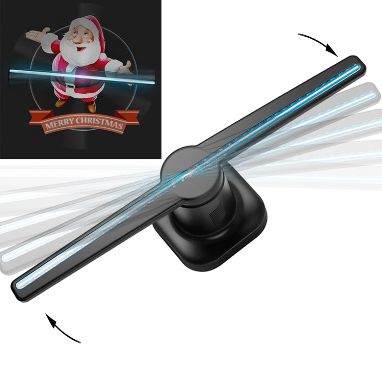 42cm Diameter 450 x 224 Pixels Resolution 3D Advertisement Player Machine , 224 LEDs Hologram Holographic Display Fan with Remote Control, Support 4GB Micro SD Card, AC 100-240V