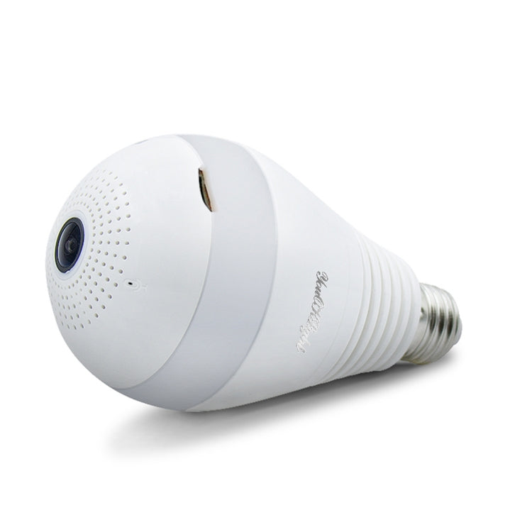 E27 3W 1080P LED Bulb Shape Wi-Fi IP Camera Wireless HD Home Security Panoramic 360 Degrees Light Sensing Bulb