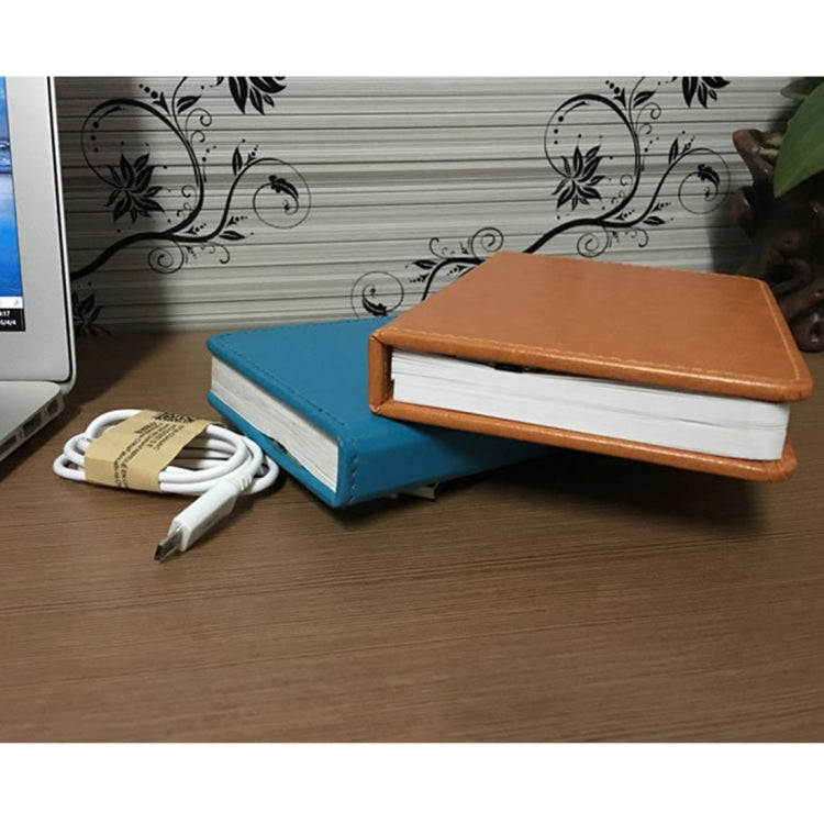 Foldable Pages RGB + Warm White Light Book Shape LED Light , Creative Portable USB Charging Big Size Night Light