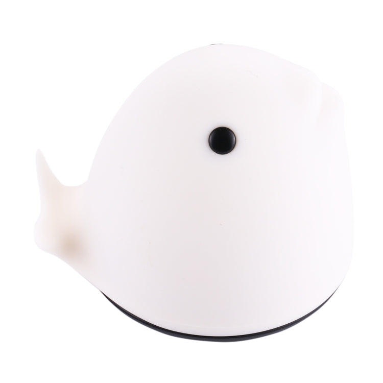 T10 Dolphin Shape Colorful LED Patted Night Light , USB Charge Silicone Energy-saving Lamp with Phone Holder