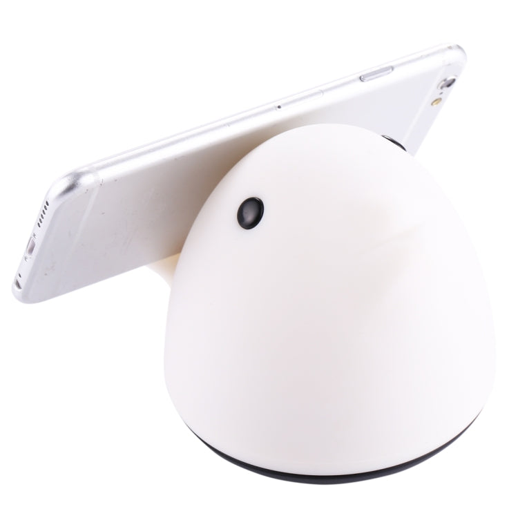 T10 Dolphin Shape Colorful LED Patted Night Light , USB Charge Silicone Energy-saving Lamp with Phone Holder